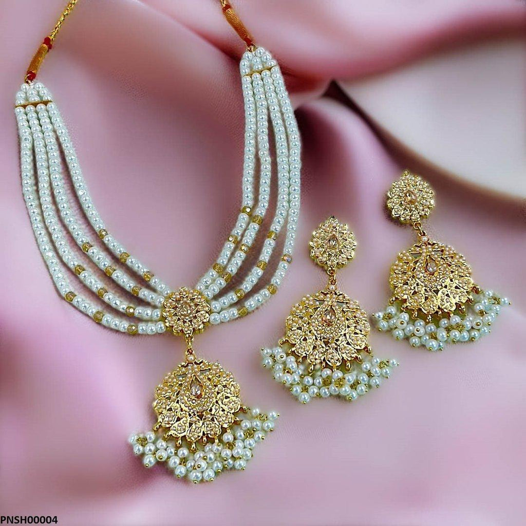 Pearl Drop Necklace Set