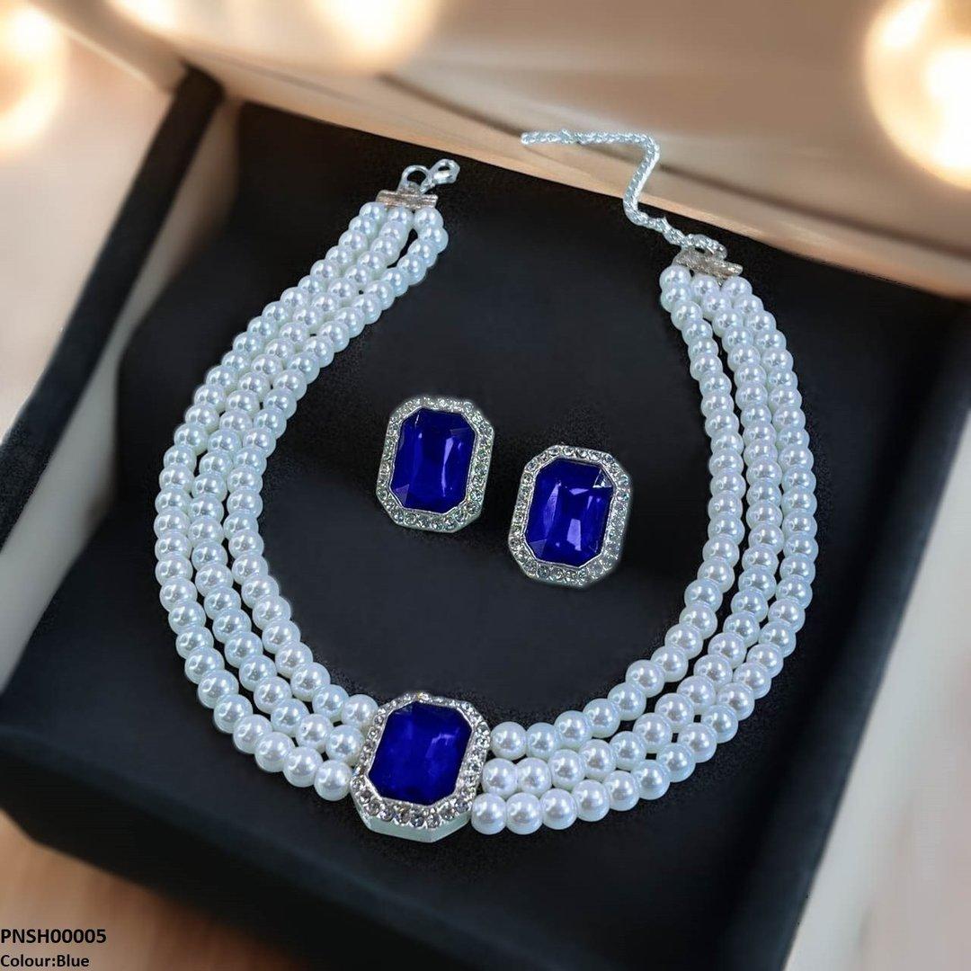 Rectangle Necklace Set