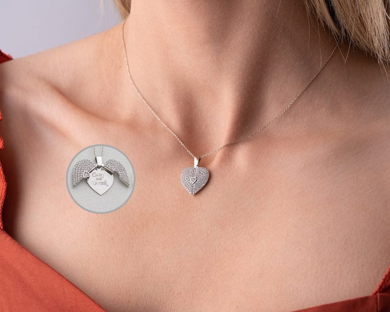 Openable Heart Necklace