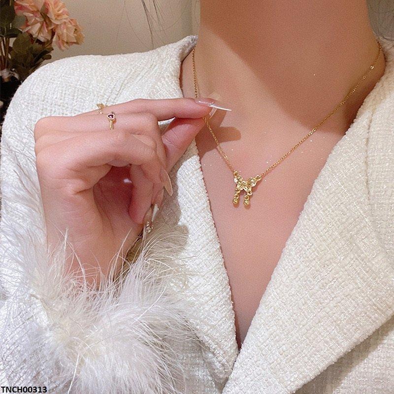 Trendy Casting Butterfly Necklace