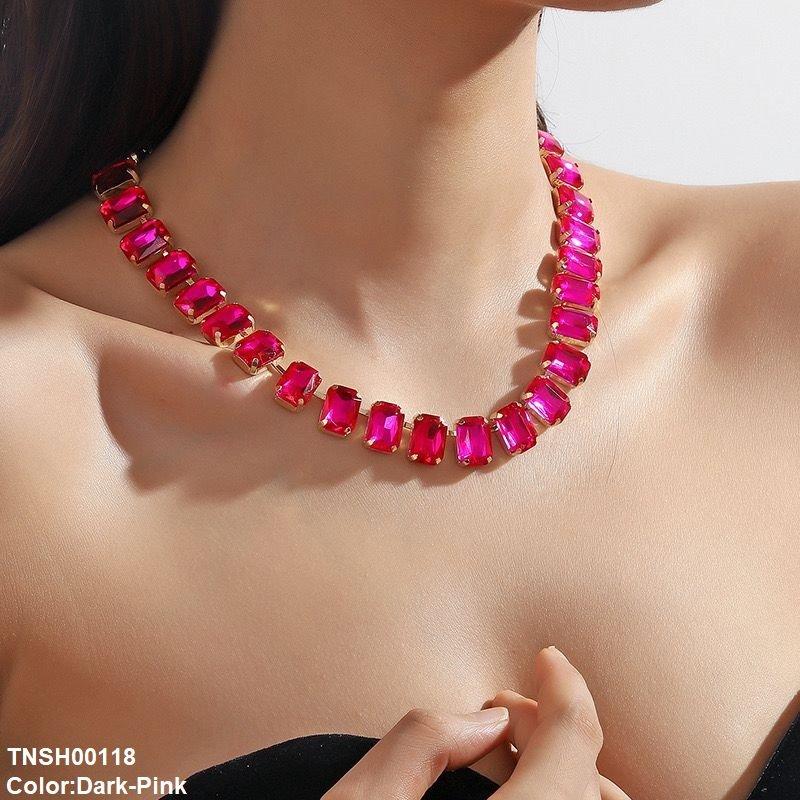 Rectangle Link Necklace